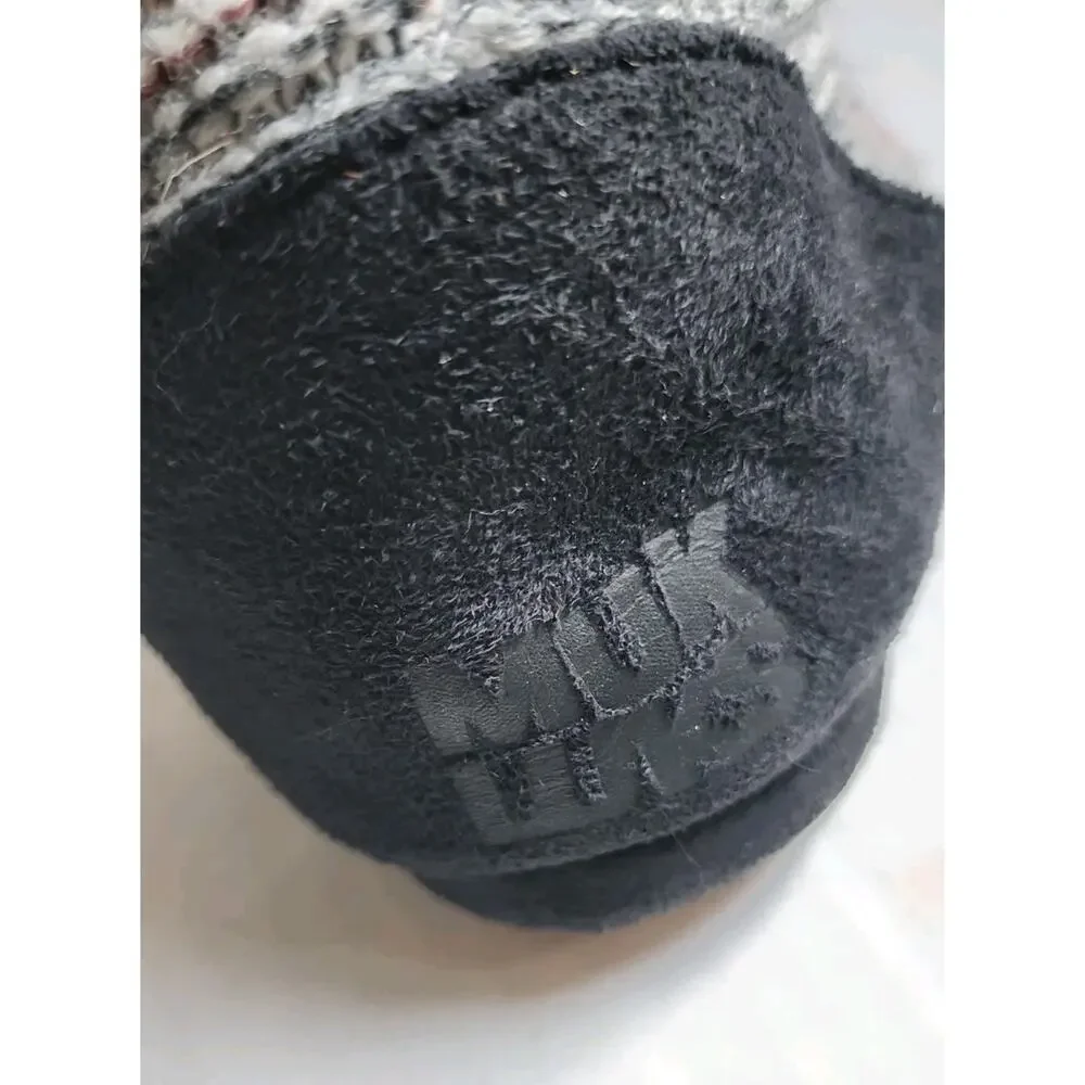 Muk Luks Women 7/7.5 Mid-Calf Sweater Boots Slouch Soft Knit Cottagecore Boho